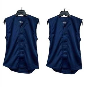 NEW TAG TEAM unisex 2 new youth button down sports mesh jersey uniform tank tops